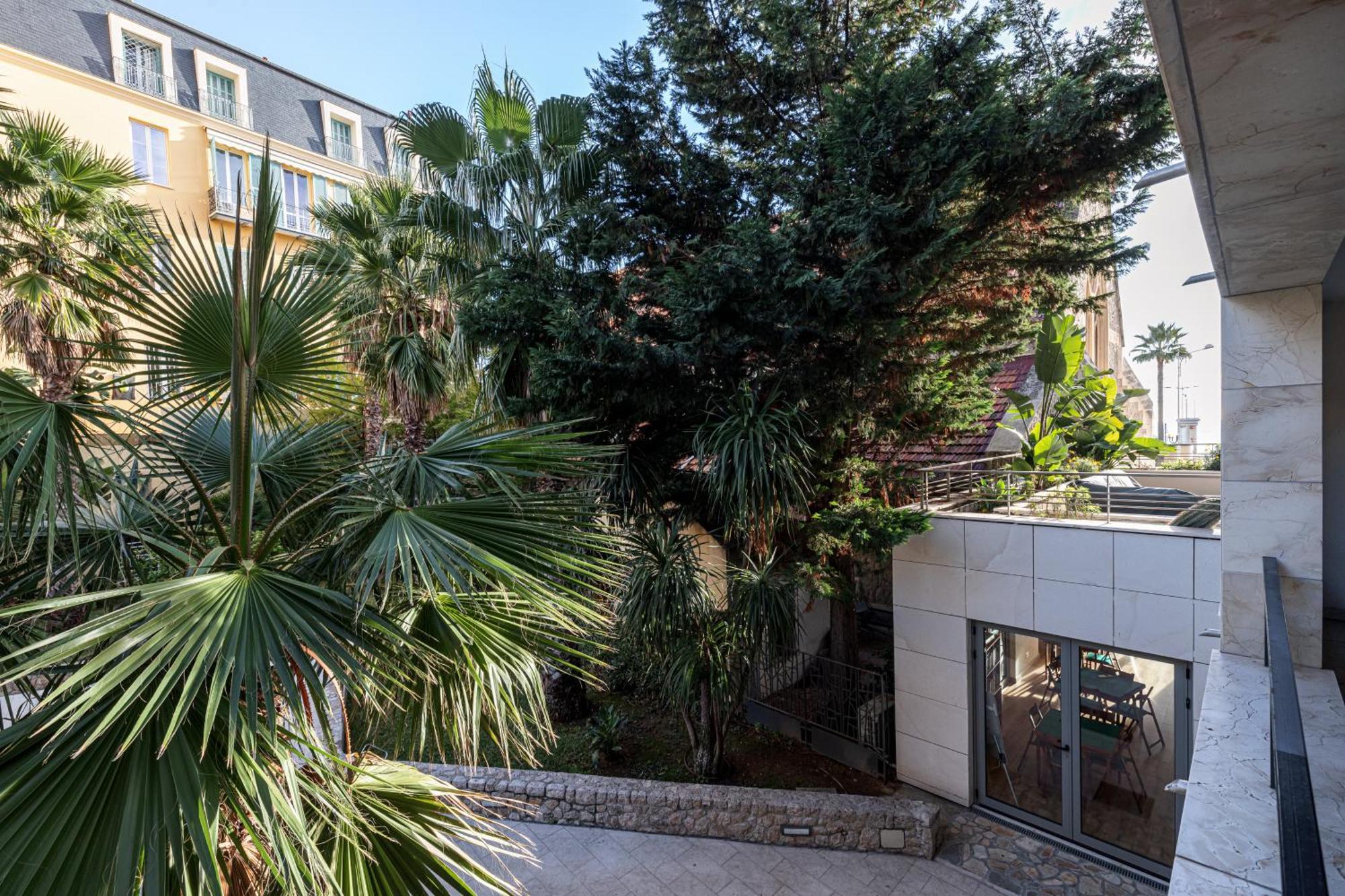 Studio Centre Terrasse Climatisation 50M Plage Menton Luaran gambar